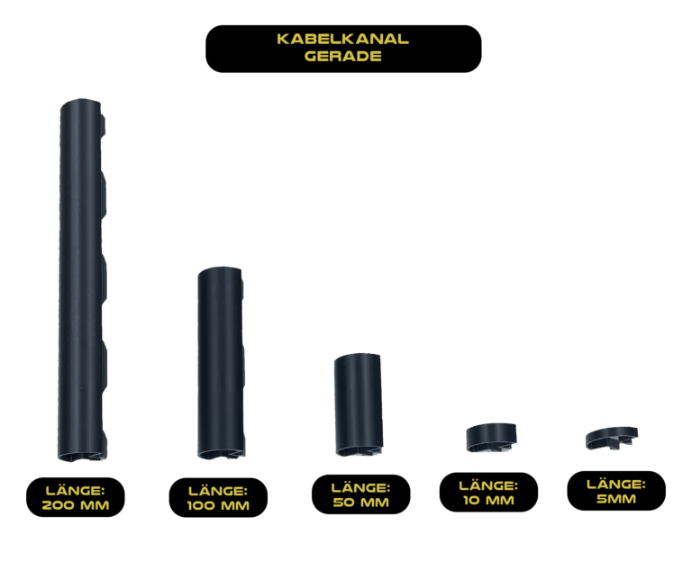 Kabelkanal Set für Alu Rigs Nut 8 – Bild 3