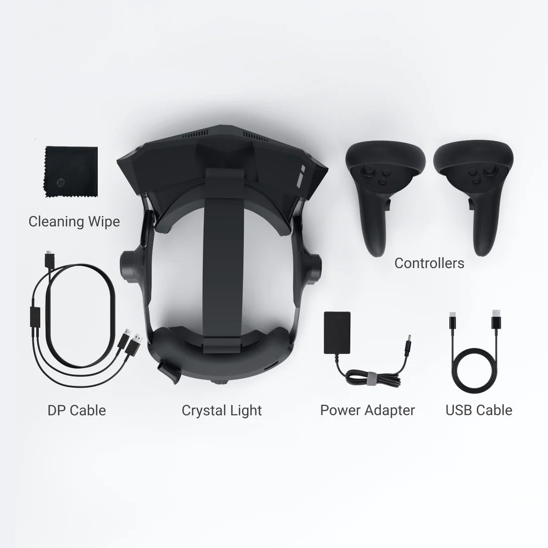 Pimax Crystal Light VR Headset mit Controllern