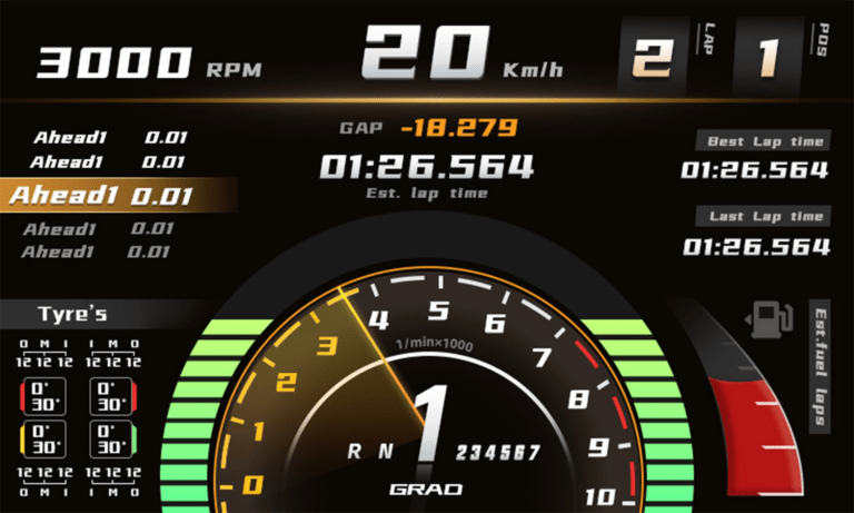Moza Racing R800 Digital Dash - Image 4