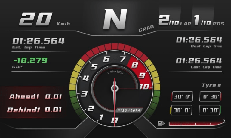 Moza Racing R800 Digital Dash - Image 8