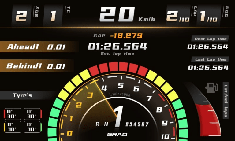 Moza Racing R800 Digital Dash - Image 9