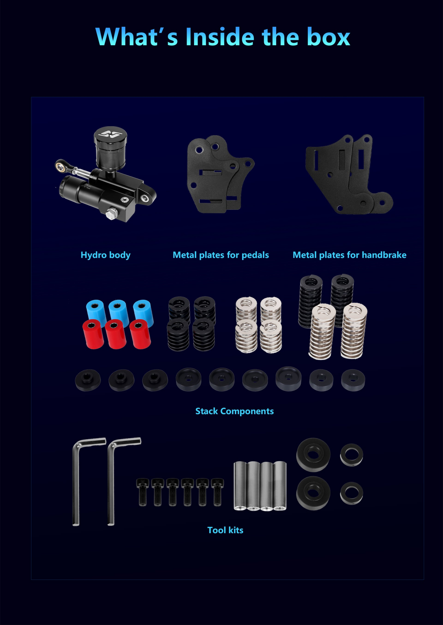 Hydro-Link Pro Kit (A-HPK) für Simnet SP-Pedal und SHB-Handbremse – Bild 5