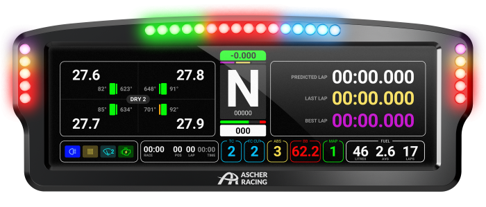 Ascher-Racing 8" Dashboard – Bild 3