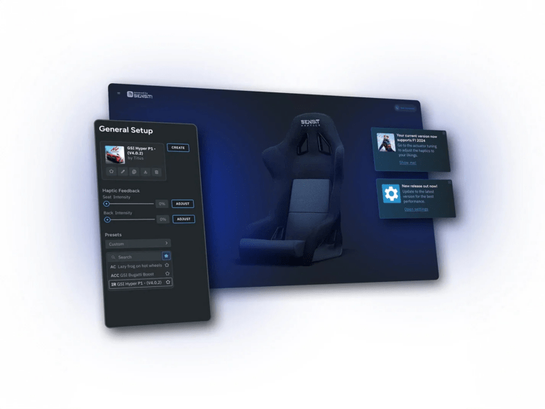 Recaro Pole Position with integrated MTC-P Extreme 2 Seat Haptics - Image 11